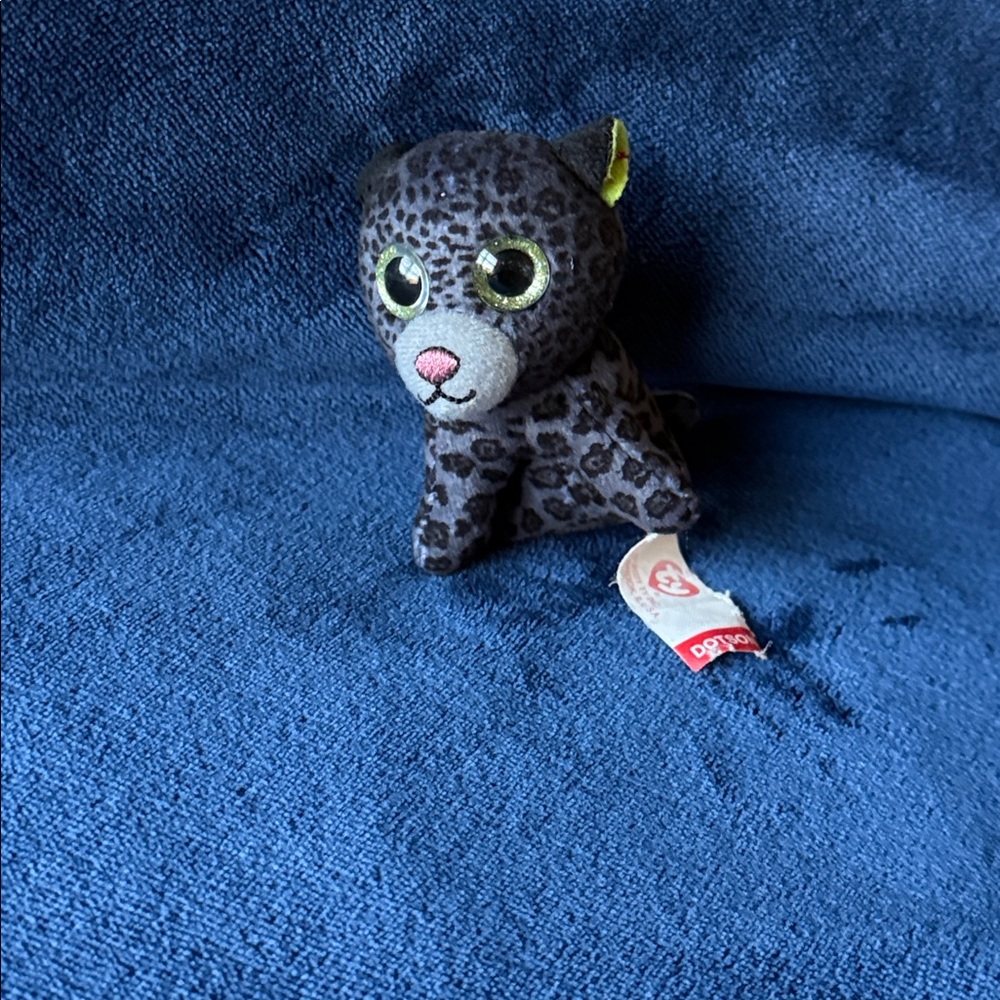 2021 Mcdonalds Ty Teenie Beanie Boos Dotson Black Jaguar 3" plush